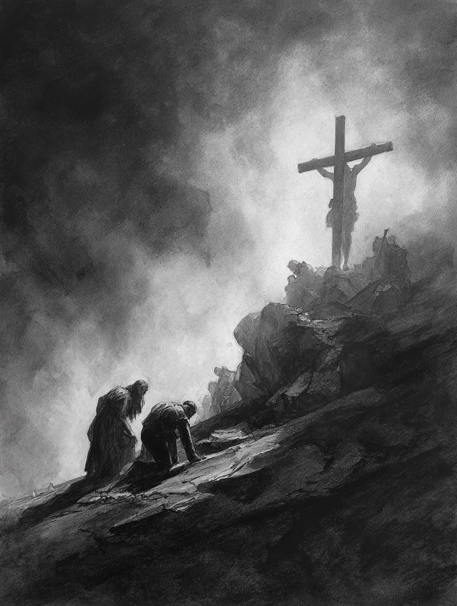 50 REFERENCE IMAGES (CRUCIFIXION LANDSCAPES)