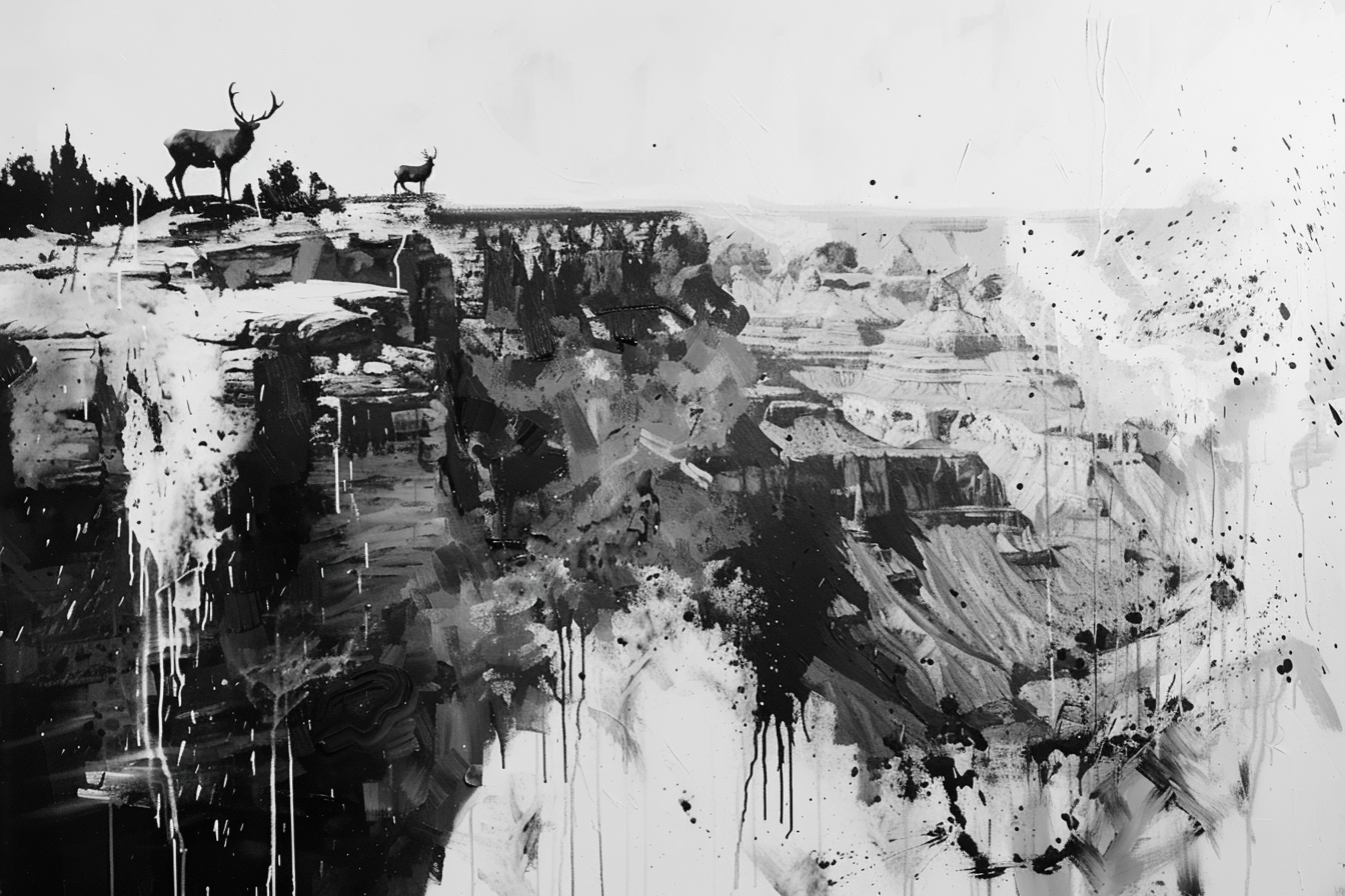 50 REFERENCE IMAGES (CHARCOAL LANDSCAPES)