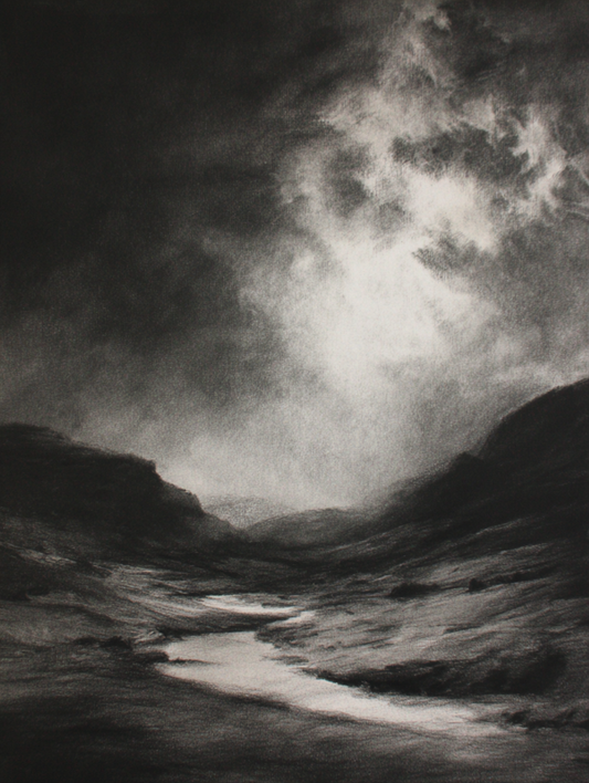 50 REFERENCE IMAGES (CHARCOAL LANDSCAPES)